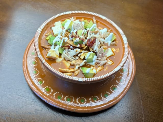 Chicken tortilla soup.