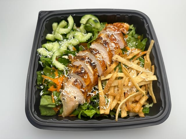 Pollo asado salad.