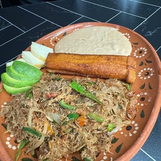 Machaca plate