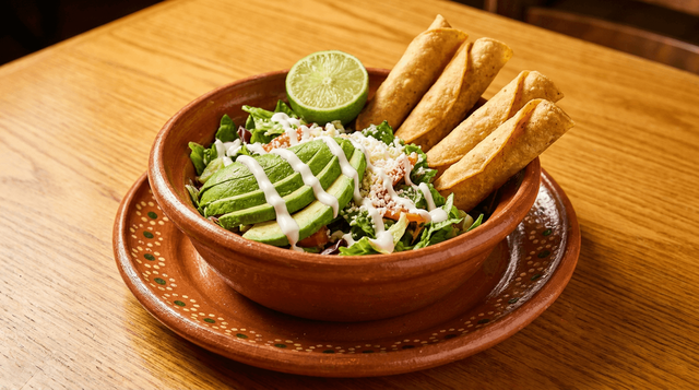 4 Taquitos dorados.