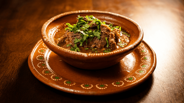 Caldo de birria.